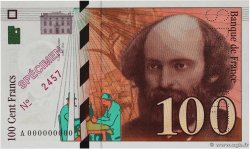 100 Francs CÉZANNE Spécimen FRANCE  1997 F.74.01Spn NEUF