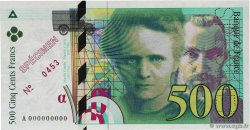 500 Francs PIERRE ET MARIE CURIE Spécimen FRANCE  1994 F.76.01Spn SPL+