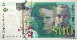 500 Francs PIERRE ET MARIE CURIE FRANKREICH  2000 F.76.05 VZ