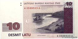 10 Latu LETTLAND  2000 P.44 fST