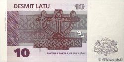 10 Latu LETTLAND  2000 P.44 fST