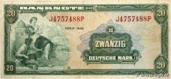 20 Deutsche Mark ALLEMAGNE FÉDÉRALE  1948 P.06a