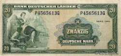 20 Deutsche Mark GERMAN FEDERAL REPUBLIC  1949 P.17a