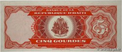 5 Gourdes HAÏTI  1989 P.255a UNC