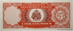 5 Gourdes HAÏTI  1989 P.255a NEUF