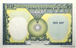 10 Kip LAOS  1962 P.10b fST+