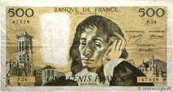 500 Francs PASCAL FRANCE  1971 F.71.06