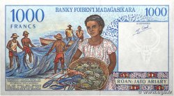 1000 Francs - 200 Ariary MADAGASCAR  1994 P.076b UNC-