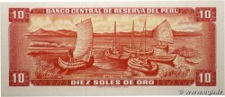 10 Soles de Oro PÉROU  1975 P.106 NEUF