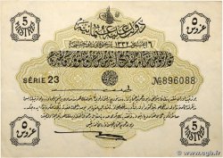 5 Piastres TURKEY  1916 P.087
