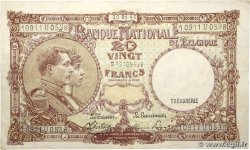20 Francs BELGIUM  1945 P.111