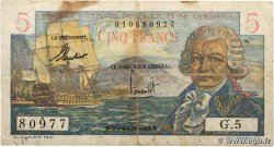 5 Francs Bougainville IE FRENCH EQUATORIAL AFRICA  1957 A.137a