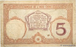5 Francs TAHITI  1930 P.11c VG