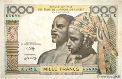 1000 Francs WEST AFRICAN STATES  1980 P.703Ko