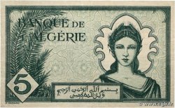 5 Francs ALGERIA  1942 P.091 F+