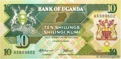 10 Shillings UGANDA  1987 P.28