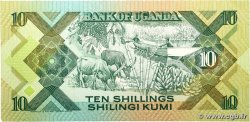 10 Shillings UGANDA  1987 P.28 UNC