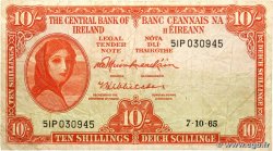 10 Shillings IRELAND REPUBLIC  1965 P.063a