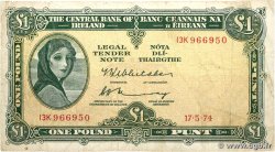 1 Pound IRELAND REPUBLIC  1974 P.064c
