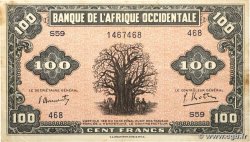 100 Francs FRENCH WEST AFRICA (1895-1958)  1942 P.31a