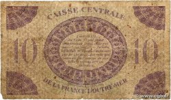 10 Francs Type anglais MARTINIQUE  1943 P.23 G