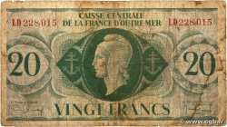 20 Francs Marianne CCFOM FRENCH EQUATORIAL AFRICA  1944 A.126b