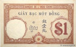 1 Piastre FRENCH INDOCHINA  1927 P.048b XF-