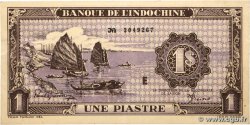 1 Piastre violet FRENCH INDOCHINA  1943 P.060