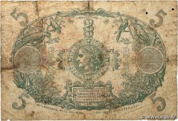 5 Francs Cabasson violet MARTINIQUE  1945 P.06 G