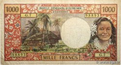 1000 Francs TAHITI  1985 P.27d