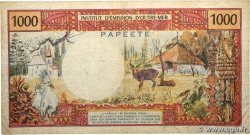 1000 Francs TAHITI  1985 P.27d VG