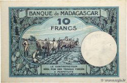 10 Francs MADAGASCAR  1948 P.036 AU