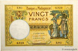 20 Francs MADAGASCAR  1948 P.037