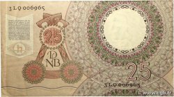 25 Gulden NETHERLANDS  1955 P.087 VF