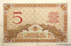 5 Francs MADAGASCAR  1937 P.035 VF+
