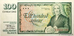 100 Kronur ICELAND  1961 P.50a