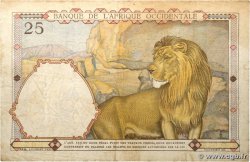 25 Francs AFRIQUE OCCIDENTALE FRANÇAISE (1895-1958)  1938 P.22 TB