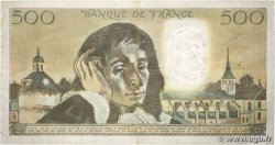 500 Francs PASCAL Numéro radar FRANCE  1984 F.71.30 TB+
