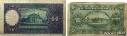 10 et 50 Litu Lot LITAUEN  1927 P.23a et P.24a fS