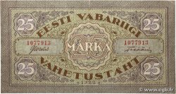 25 Marka ESTLAND  1922 P.54a fVZ