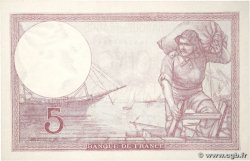 5 Francs FEMME CASQUÉE modifié FRANCE  1939 F.04.13 SPL+