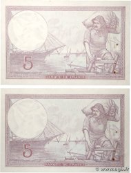 5 Francs FEMME CASQUÉE modifié Consécutifs FRANCIA  1940 F.04.18 SPL+