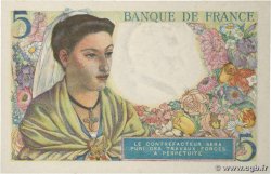 5 Francs BERGER FRANCE  1943 F.05.04 SPL