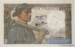 10 Francs MINEUR FRANCE  1946 F.08.16