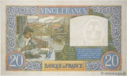 20 Francs TRAVAIL ET SCIENCE FRANCE  1941 F.12.14 TTB