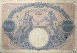 50 Francs BLEU ET ROSE FRANKREICH  1909 F.14.22 S