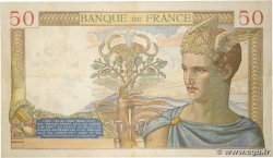 50 Francs CÉRÈS modifié FRANCE  1939 F.18.25 TTB