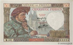 50 Francs JACQUES CŒUR FRANCE  1942 F.19.18