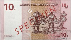 10 Centimes Spécimen RÉPUBLIQUE DÉMOCRATIQUE DU CONGO  1997 P.082s pr.NEUF