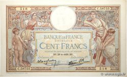 100 Francs LUC OLIVIER MERSON type modifié FRANCE  1938 F.25.16